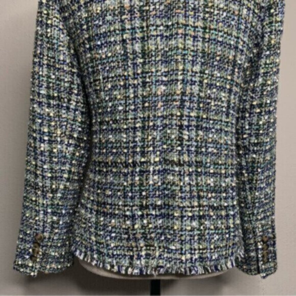NWT Ann Taylor Tweed Shimmer Tailored Double Breasted Blazer - Picture 12 of 14